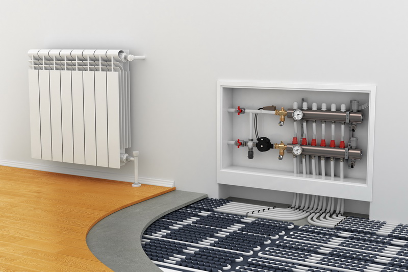 obraz pokazujący użycie pompy ciepła w mieszkaniu, instalacja pompy ciepła